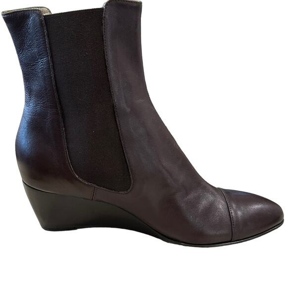 Dana Davis brown soft smooth leather uppers and sole over the ankle size 7 b - Picture 3 of 8